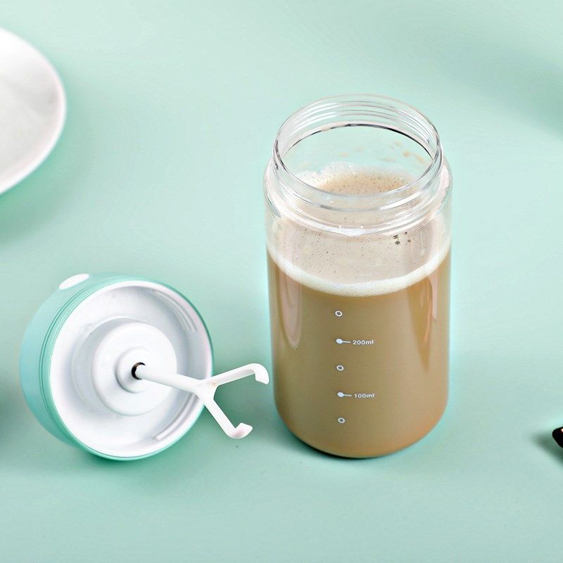 202新款全自动搅拌杯豆浆咖啡搅拌杯电动奶昔水杯带刻度玻璃女生,餐饮具,搅拌杯,淘宝优惠券,粉丝福利购,淘宝优惠卷