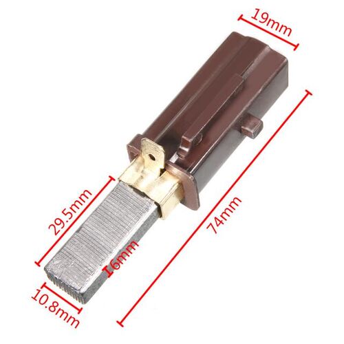 1 Pair Durable Motor Carbon Brush Electric Replacement Vacuu