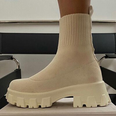 Women Boots 2023 Platform Boots For Autumn Winter Shoes Slip