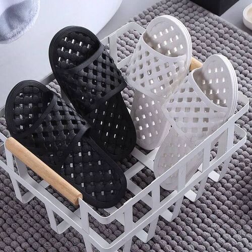 Mens Bathroom Non-slip Flip Flops Bath Slippers Indoor Home