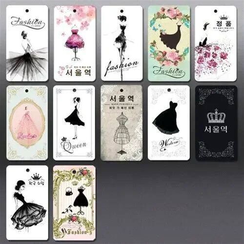 250pcs/lot Clothing Printing Hang Tags Price Tag in Stock La