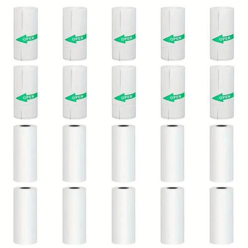 20 Rolls Thermal Photo Paper, 10 Rolls Of Thermal Photo Pape