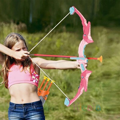 Kids Bow and Arrow Light-up Archery Set For Kids Toy For 3 4