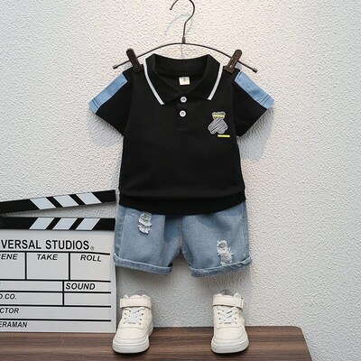 boy boys baby for Toddler T-Shirt Shorts Clothes kids set