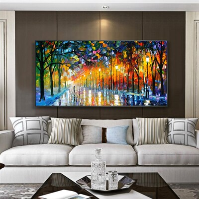 Abstract Landscape Knife Art Painitngs On the Wall Art  Pict