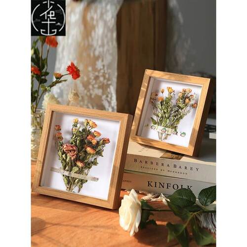 Wooden photo hanging wall picture frame tabletop decoration