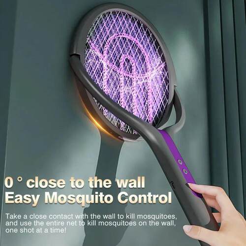2-in-1 Household Retractable Electric Mosquito Swatter Outdo