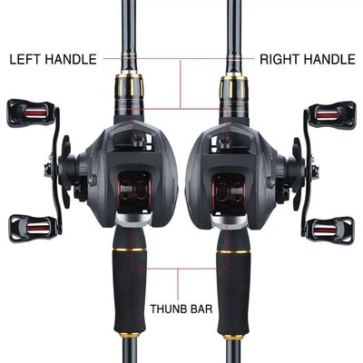 Sougayilang Carbon Fiber Fishing Rod and Reel Combos 4 Secti