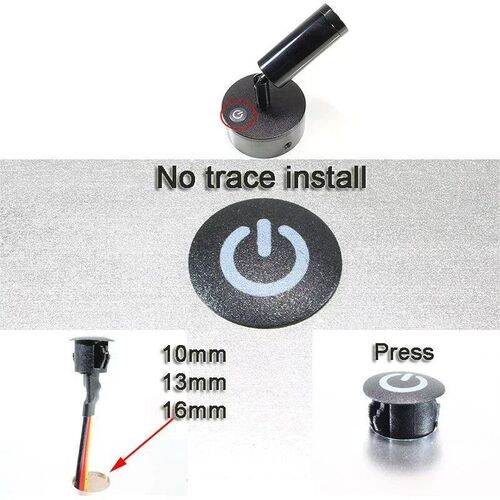 Touch the sensor switch button, hole distance 10mm13mm16mm s