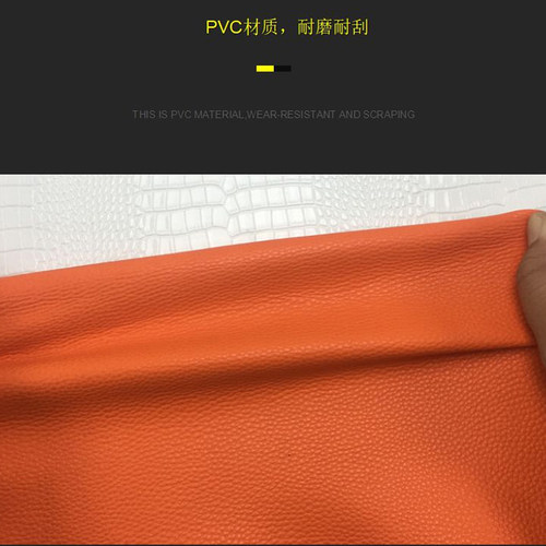 Self Adhesion Litchi Faux Synthetic Leather Patches Big Size