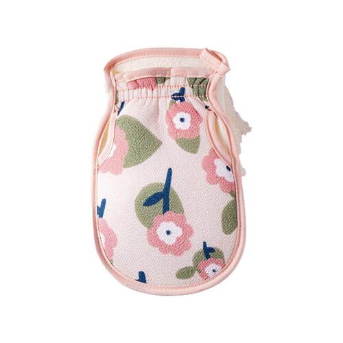 Two-in-one bath gloves bath flower bath towel double-sided