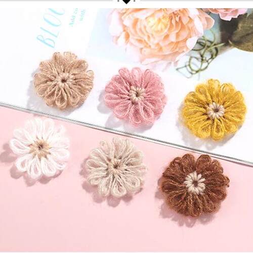 Winter style 50pcs/lot color print woollen yarn cartoon flow