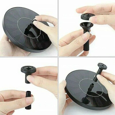 13/16/18cm Floating Solar Panel Pumps for Fountain - Elevate