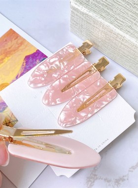 4 Pcs Simple Wild Leopard Seamless Hair Clip Women Acetate S