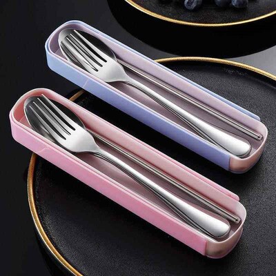 Eco-Friendly Portable Universal Travel Tableware Storage