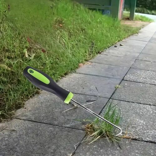 Heavy-Duty Weed Puller Tool - Ergonomic Root Remover for Law