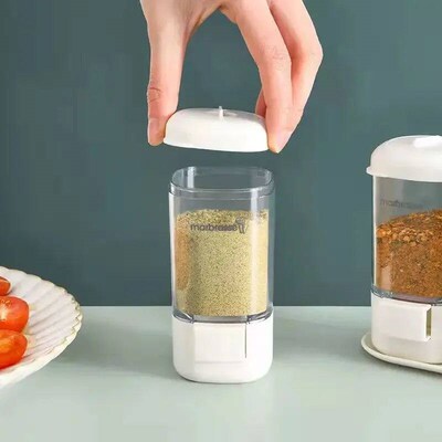 2g Metering Salt Shaker Push Type Salt Dispenser Salt Tank S