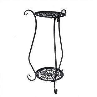 2 Layers Iron Flower Plants Stand Holders Garden stand Rack