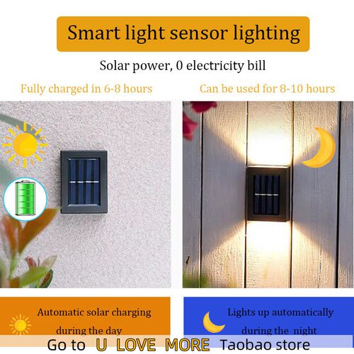 Smart Solar LED Outdoor Light Waterproof Garden Decor Lamps