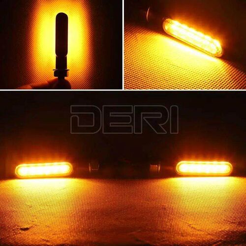 8mm Mini led Motorcycle Turn signal Light lamp Indicators Bl
