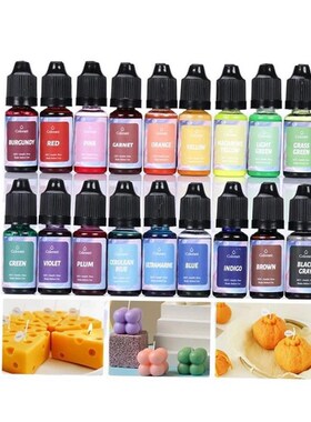 1 Set Resin Pigment Kit Art Ink Alcohol Liquid Colorant Dye