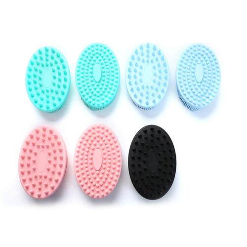 1PC Silicone Body Brush Adult Baby Shower Sponge Dry Massage