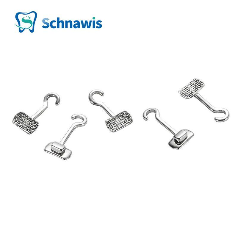 10Pcs Dental Orthodontic Crimpable Hook Bondable Sliding Bal - 实物图