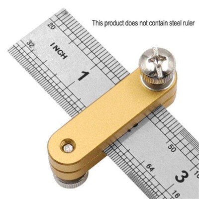 Steel Ruler itioning B Aluminum Alloy Ruler Locator