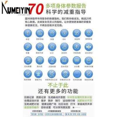 APP bluetooth health scale weight body fat calculator new