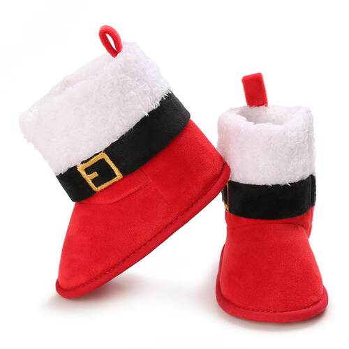 2022 Christmas Newborn Baby Shoes Boys Girls Toddler First W