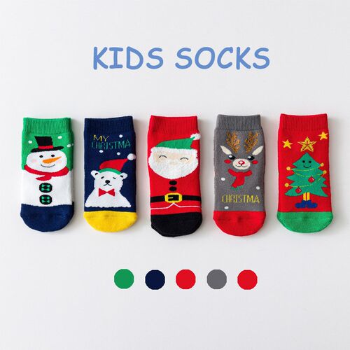 2025 FW Combed Cotton Terry Socks Thick Baby Kid Socks Mid T