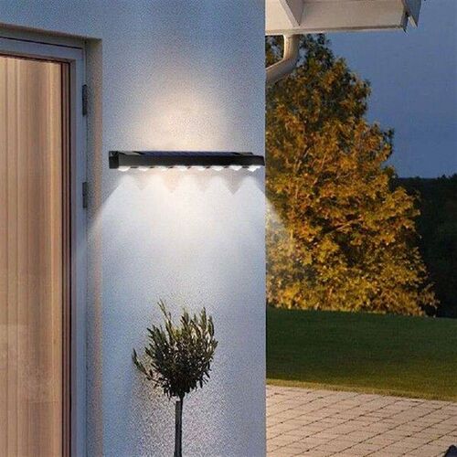 Solar Powered LED Exterior Wall Light IP54 Waterproof
