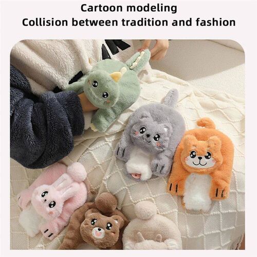 Hot Water Bottle with Cover Long-Term PVC Heat Bed Bottle wi
