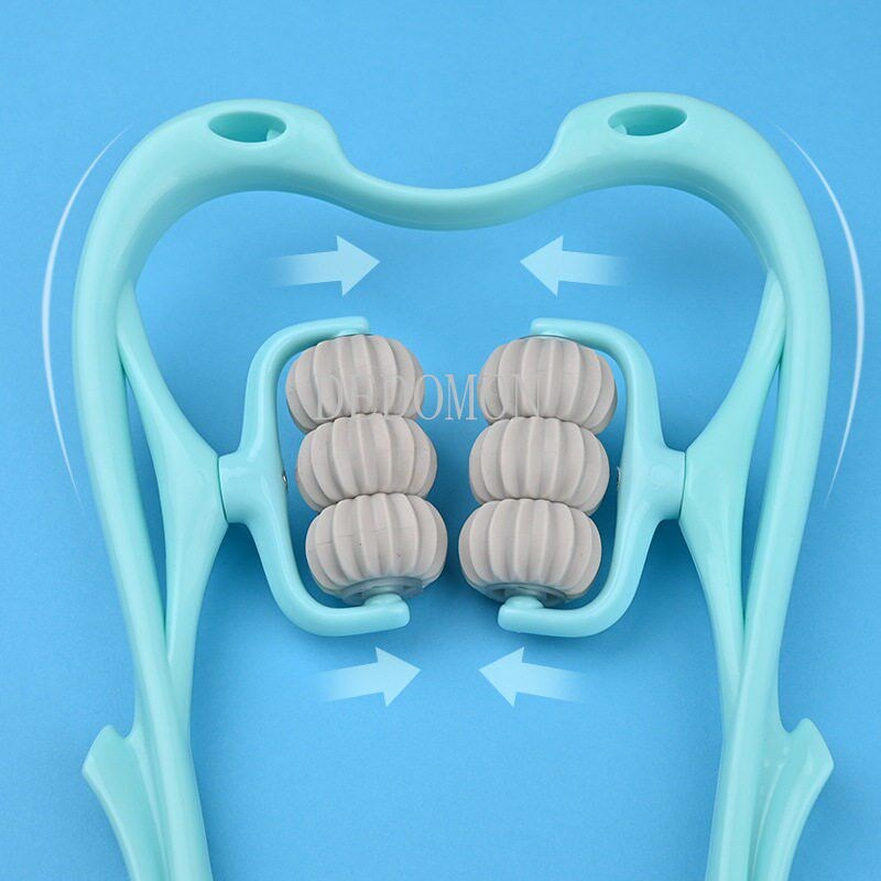 Plastic Pressure Point Therapy Neck Massageador Massagem Rel - 实物图