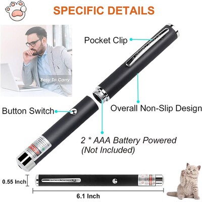 Laser Pointer 4mW High Pointer Laser Meter Pet Cat Toy Light