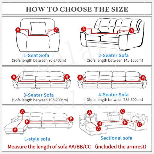 2021 new Grey Color Elastic Couch Sofa Cover Loveseat Cove