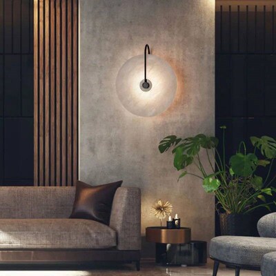 Bedroom bedside study decorative Circle Wall Light Indoor Co
