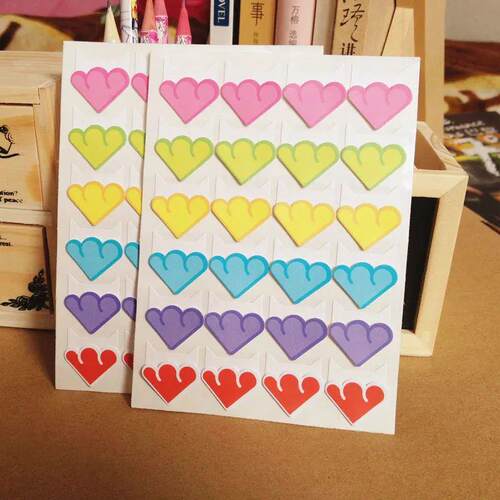 24 Pcs/Lot DIY Colorful Cloud Corner Paper Stickers For Phot