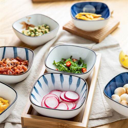 10cm Japanese sushi ceramic sauce bowl Front dish