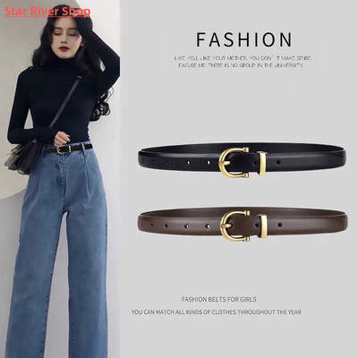 Luxury Designer Women Belt Genuine Leather Female Fashion Me