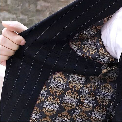 Mens Classic Striped/Checked Suits,Business Office  Piece,