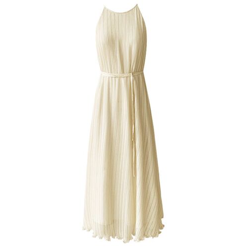 Live pure color sleeveless dress female temperament cmuting