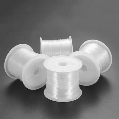1PC 0.2-1mm Fishing Line for Beads Wire Clear Non-Sretch Nyl