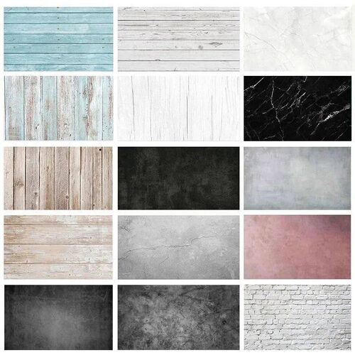 Marble Photography Backdrops 57*87CM 2 Sided Wood Grain Phot
