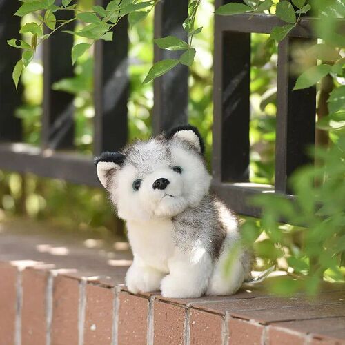 Kawaii Puppy Stuffed Toys 10/20cm Cute Simulation Husky Dog