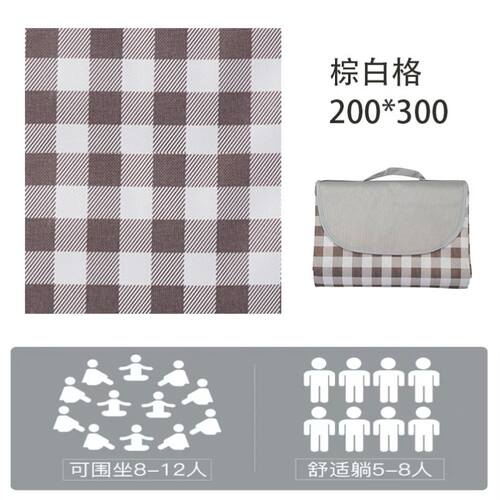 Outdoor Thicken Pad Blanket Camping Beach Plaid Picnic Mat