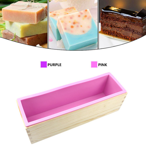 Rectangle Silicone Toast Soap Mold Loaf Baking Cake Mould