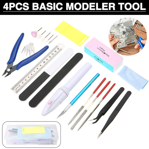 24pcs/box Basic Modeler Tool Craft Hobby Car Model Diagonal