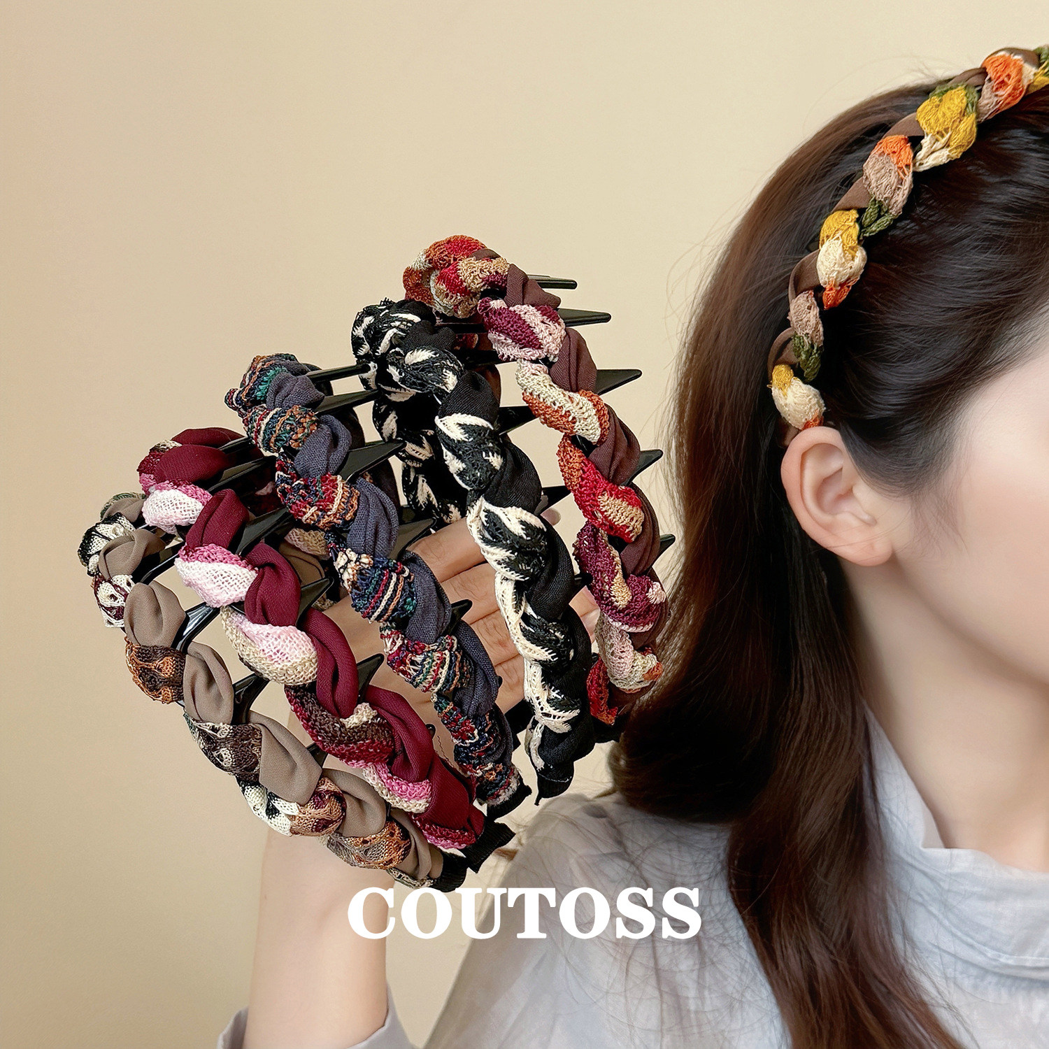 美拉德复古针织麻花发箍女2026新款高颅顶高级感洋气时尚洗脸头箍,饰品/流行首饰/时尚饰品新,发饰,淘宝优惠券,粉丝福利购,淘宝优惠卷