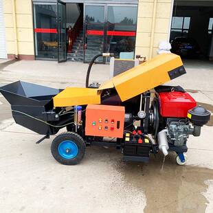 混凝土输送泵砂浆地泵石膏基自流浇筑机自动输送泵二次构造柱泵